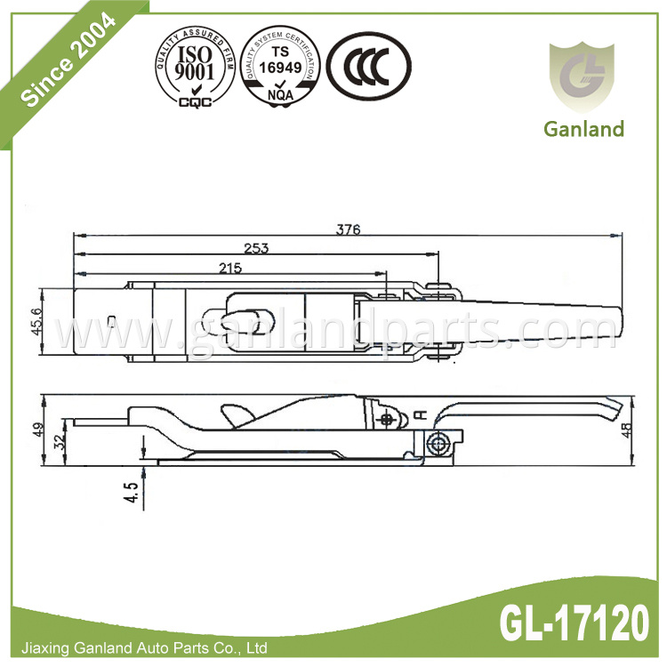 Steel Overcentre Latch